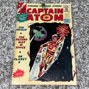 VINTAGE 1965 CAPTAIN ATOM KEY ORIGIN! Charlton Comics Silver Age #75